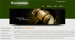 Desktop Screenshot of lawabodelpo.com